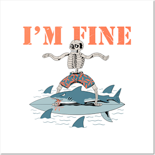 I'm fine Posters and Art